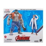 Avengers 60th Anniversary Marvel Legends Gray Hulk and Dr. Bruce Banner 6-Inch Action Figures BY HASBRO