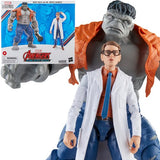 Avengers 60th Anniversary Marvel Legends Gray Hulk and Dr. Bruce Banner 6-Inch Action Figures BY HASBRO