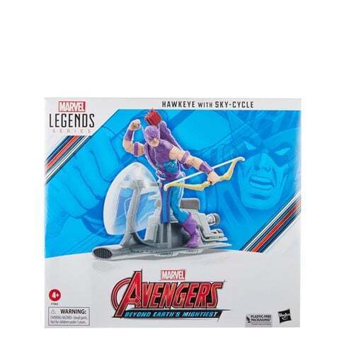 Avengers 60th Anniversary Marvel Legends Hawkeye with Sky-Cycle 6" AF HASBRO