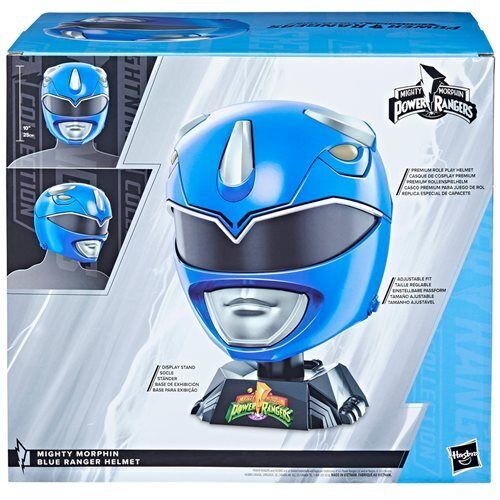 Power Rangers Lightning Collection Premium Blue Ranger Helmet Prop Replica Hasbro
