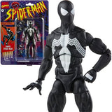 Spider-Man Retro Marvel Legends Symbiote " BLACK SUIT" Spider-Man 6" AF HASBRO