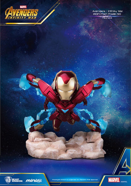 Beast Kingdom Marvel Avengers Q IRON MAN Infinity War 3 Inch Mini Statue Egg Attack - 219 Collectibles