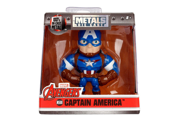 IN STOCK!  Marvel Avengers Jada Metals Die Cast 2.5" Figure Captain America M500 - 219 Collectibles