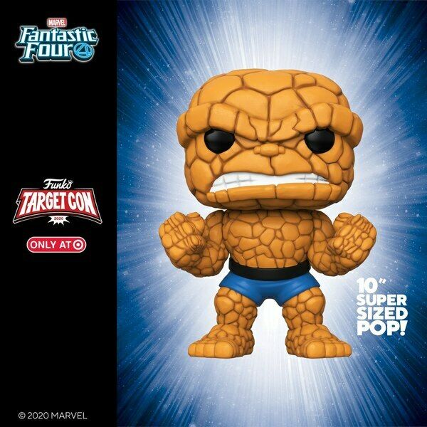 Funko POP! Marvel: Fantastic Four - 10" The Thing (Target Exclusive) TARGETCON