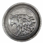 HBO Game of Thrones Stark Direwolf Shield Pin BY DARKHORSE