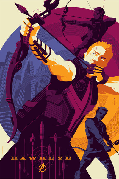 Avengers: Hawkeye Poster Art Print by Mondo Artist Tom Whalen