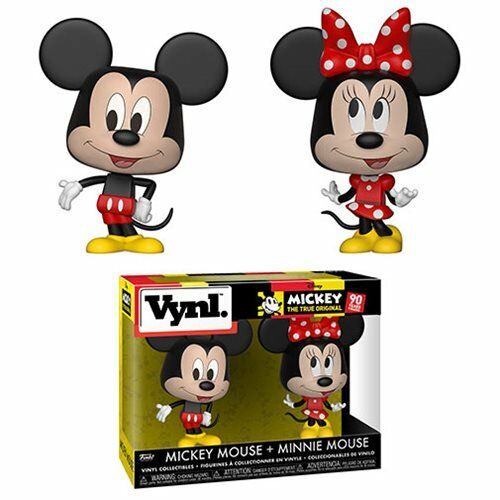 Mickey Mouse and Minnie Mouse Vynl. Figure 2-Pack by Funko