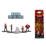The Incredibles 1.65” JADA Nano Metalfigs Die-Cast Mini-Figures 5-Pack - 219 Collectibles