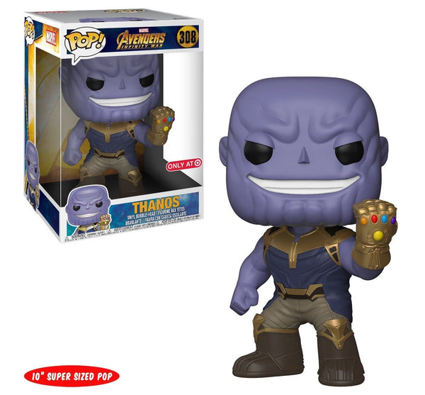 Avengers Infinity War FUNKO POP Marvel 10" Mad Titan Thanos Target Exclusive - 219 Collectibles