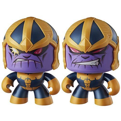 IN STOCK! Marvel Mighty Muggs Mad Titan Thanos Action Figure by Hasbro - 219 Collectibles