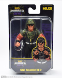 Major Big Rubber Guys Heel Sgt. Slaughter Posed Figure WWE WWF