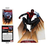 Marvel Wave 2 Spider-Man Miles Morales: Spider-Man #1 1:10 Scale Posed Figure with Scene BY MCFARLANE TOYS