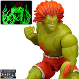 PRE SALE! Ultra Street Fighter II Blanka Glow-in-the-Dark 6-Inch Scale AF: Entertainment Earth Exclusive AND JADA TOYS