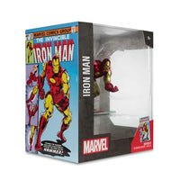 Marvel Wave 1 Iron Man The Invincible Iron Man #126 1:10 Scale Posed Figure with Scene BY MCFARLANE TOYS