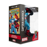 Marvel Wave 1 Captain America The Amazing Spider-Man #323 1:6 Scale Posed Figure with Scene and Comic BY MCFARLANE TOYS