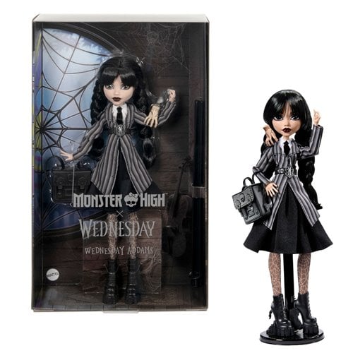 Monster High x Wednesday Addams Nevermore Academy Doll BY MATTEL