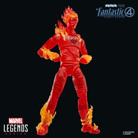 The Fantastic Four: First Steps Marvel Legends Series Human Torch 6-Inch Action Figure by Hasbro