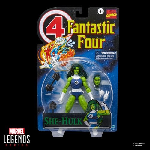 Fantastic Four Retro Marvel Legends She-Hulk 6-Inch Action Figure BY HASBRO