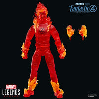 The Fantastic Four: First Steps Marvel Legends Series Human Torch 6-Inch Action Figure by Hasbro