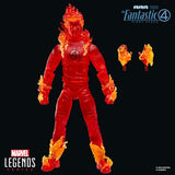 The Fantastic Four: First Steps Marvel Legends Series Human Torch 6-Inch Action Figure by Hasbro