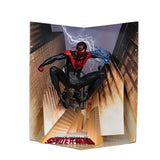 Marvel Wave 2 Spider-Man Miles Morales: Spider-Man #1 1:10 Scale Posed Figure with Scene BY MCFARLANE TOYS