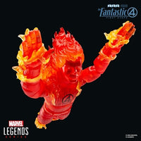 The Fantastic Four: First Steps Marvel Legends Series Human Torch 6-Inch Action Figure by Hasbro