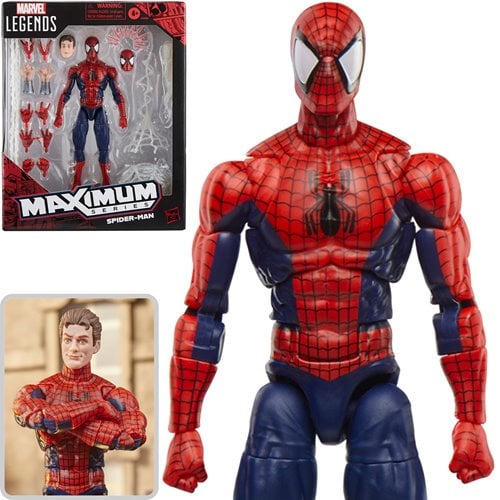 Marvel Legends Maximum Series Spider-Man 6-Inch Action Figure by Hasbro