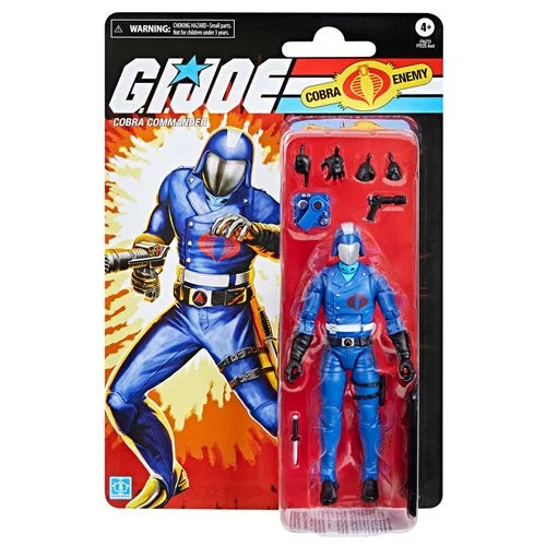 G.I. Joe Classified Series Retro Cardback Cobra Commander 6-Inch Action Figure by HASBRO