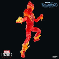 The Fantastic Four: First Steps Marvel Legends Series Human Torch 6-Inch Action Figure by Hasbro