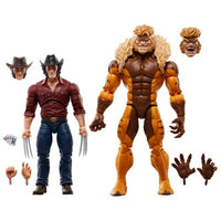 Wolverine 50th Marvel Legends Logan vs Sabretooth 6-Inch Action Figure 2-Pack BY HASBRO