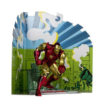 Marvel Wave 1 Iron Man The Invincible Iron Man #126 1:10 Scale Posed Figure with Scene BY MCFARLANE TOYS