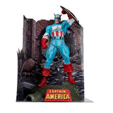 Marvel Wave 1 Captain America The Amazing Spider-Man #323 1:6 Scale Posed Figure with Scene and Comic BY MCFARLANE TOYS