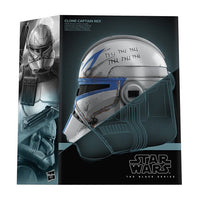 Star Wars The Black Series Captain Rex Premium Electronic Helmet Prop Replica BY HASBRO