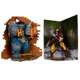 Marvel's WOLVERINE vs The Hulk 1:6 Scale Posed Figures SET OF 2