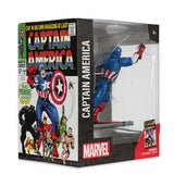 Marvel Wave 2 Captain America Captain America #100 1:10 Scale Posed Figure with Scene BY MCFARLANE TOYS