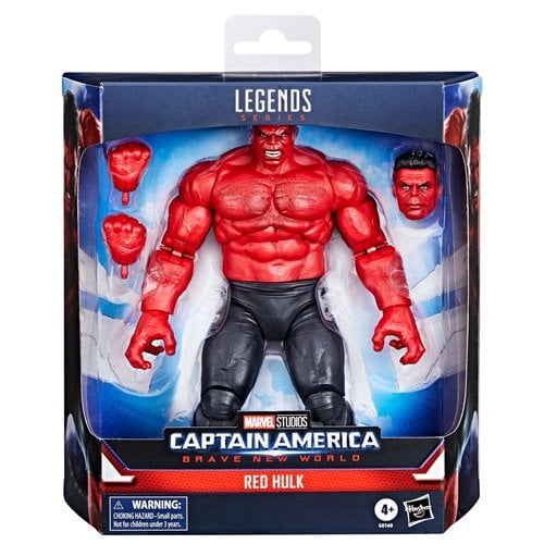 Captain America: Brave New World Red Hulk Deluxe 6-Inch Action Figure BY HASBRO