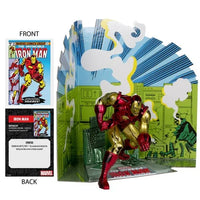 Marvel Wave 1 Iron Man The Invincible Iron Man #126 1:10 Scale Posed Figure with Scene BY MCFARLANE TOYS