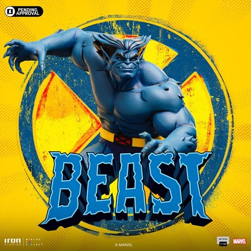 X-Men 97 Beast Battle Diorama Series 1:10 Art Scale Limited Edition Statue BY IRON STUDIOS