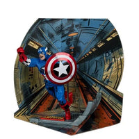 Marvel Wave 2 Captain America Captain America #100 1:10 Scale Posed Figure with Scene BY MCFARLANE TOYS