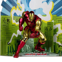 Marvel Wave 1 Iron Man The Invincible Iron Man #126 1:10 Scale Posed Figure with Scene BY MCFARLANE TOYS