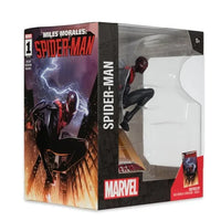 Marvel Wave 2 Spider-Man Miles Morales: Spider-Man #1 1:10 Scale Posed Figure with Scene BY MCFARLANE TOYS