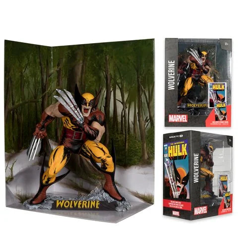 Marvel Wave 2 Wolverine The Incredible Hulk #340 1:6 Scale Posed Figure with Scene