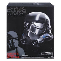 Star Wars The Black Series Shadow Trooper Electronic Voice-Changer Helmet Prop Replica - Exclusive BY HASBRO