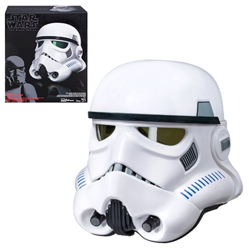 Star Wars The Black Series Rogue One Imperial Stormtrooper Electronic Voice-Changer Helmet Prop Replica BY HASBRO