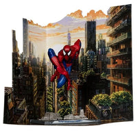 Marvel Wave 1 Spider-Man #6 1:10th Scale Posed Figure with Scene BY MCFARLANE TOYS