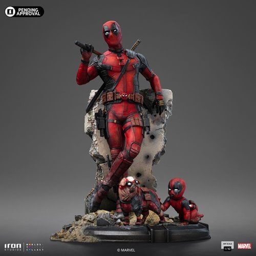 Deadpool & Wolverine Deadpool 1:10 Art Scale Limited Edition Statue BY IRON STUDIOS