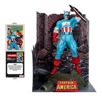 Marvel Wave 1 Captain America The Amazing Spider-Man #323 1:6 Scale Posed Figure with Scene and Comic BY MCFARLANE TOYS