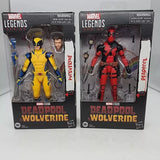 IN STOCK! SET OF 2 Deadpool & Wolverine Marvel Legends 6" AF BY HASBRO