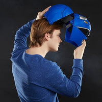 Power Rangers Lightning Collection Premium Blue Ranger Helmet Prop Replica Hasbro