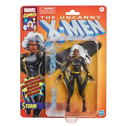 X-Men Retro Marvel Legends 6-Inch Black Outfit Storm Action Figure - Exclusive BY HASBRO